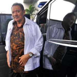 Mantan Wali Kota Cilegon, Aat Syafaat.  (FOTO ANTARA/Fanny Octavianus).