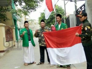 GP Ansor Pinang Ajak Masyarakat Pasang Bendera Merah Putih_foto bantenhariini.Bhi