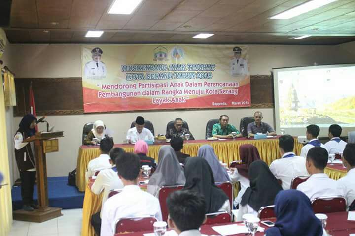 Wujudkan Kota Layak Anak, Pemkot Serang Gelar Musrenbang