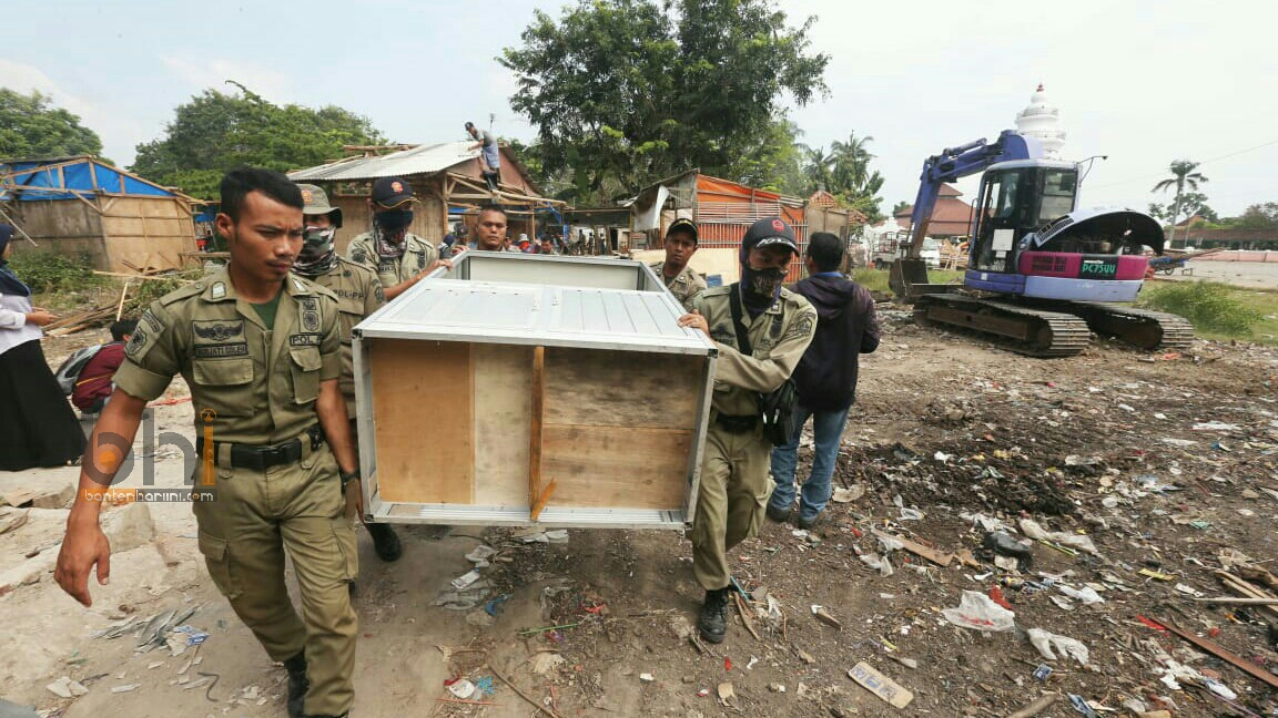 Banten Lama Mulai Ditata, Pastikan Tak Ada yang Bermain Penempatan Pedagang