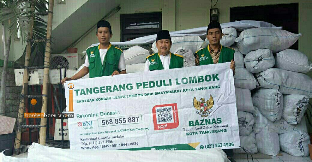 Baznas Kota Tangerang Bangun Masjid di Lombok