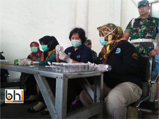 BNN Cilegon Gelar Pemeriksaan Test Urine Terhadap Sopir Bus di Terminal Terpadu Merak (TTM)