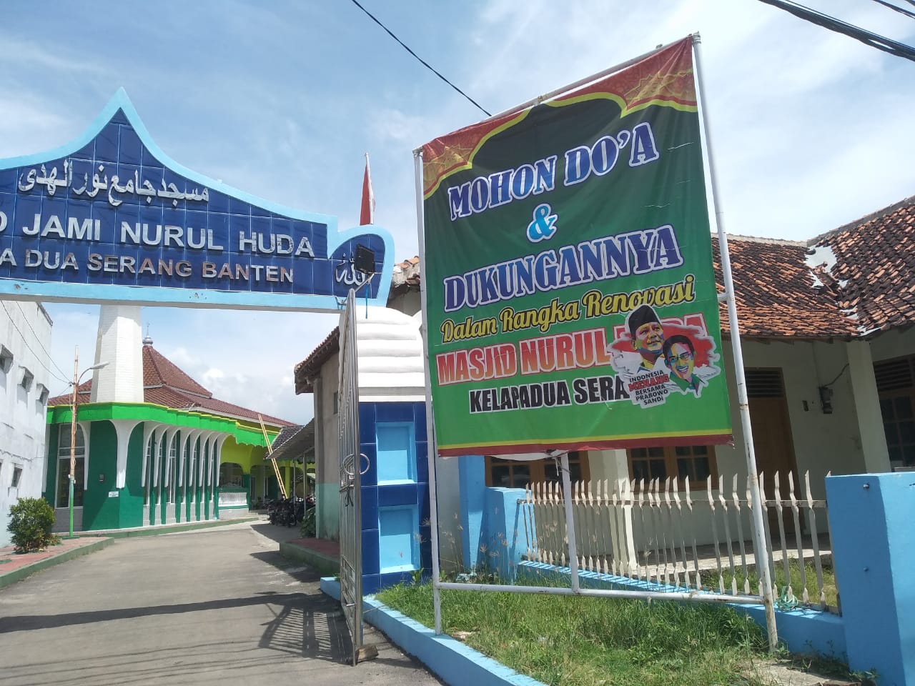 Bawaslu Nilai APK Prabowo-Sandi Depan Masjid Nurul Huda Langgar Aturan