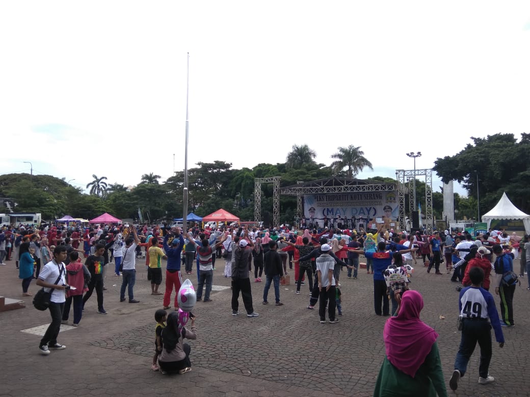 Tanpa Aksi Unjuk Rasa, Buruh Banten Memilih Hadiri Panggung Festival
