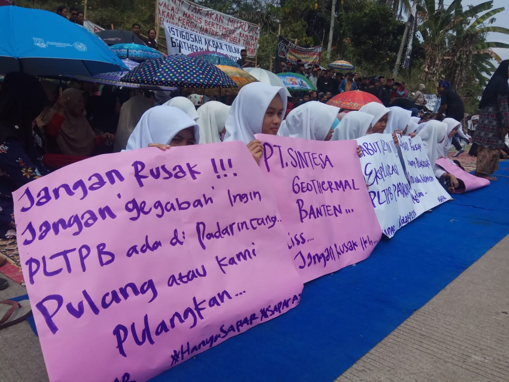 Tolak Proyek Geotermal, Masyarakat Padarincang Gelar Istighosah