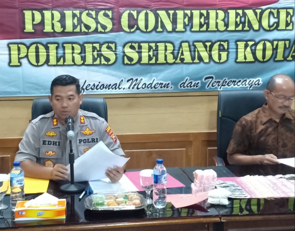 Kapolres Serang Kota Minta Para Bandar Narkotika Stop Pengedaran di Kota Serang