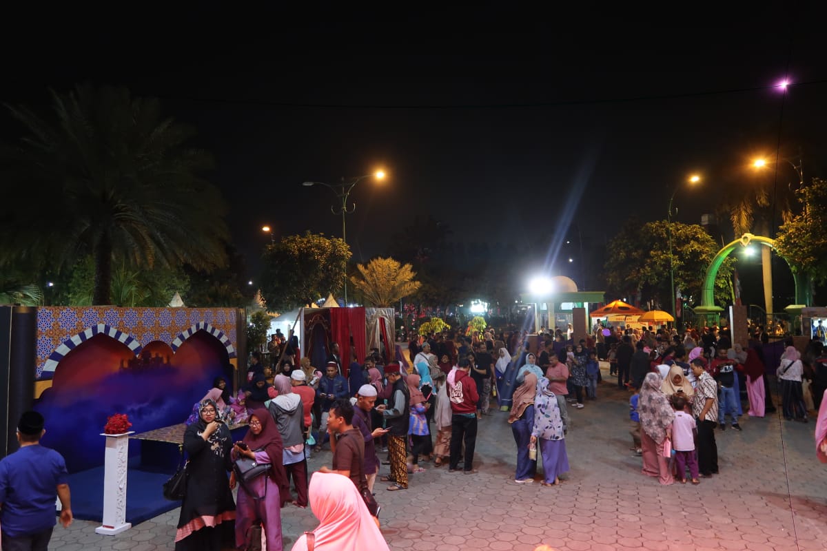 Peringatan 1 Muharram atau Tahun Baru Islam di Kota Tangerang ditandai dengan Festival Al-Azhom yang kali ini memasuki ke Delapan Tahun (Foto: Rizky/bantehariini.id)