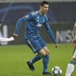 Cristiano Ronaldo baru mencetak satu gol di Liga Champions. (Foto: AP Photo/Pavel Golovkin)