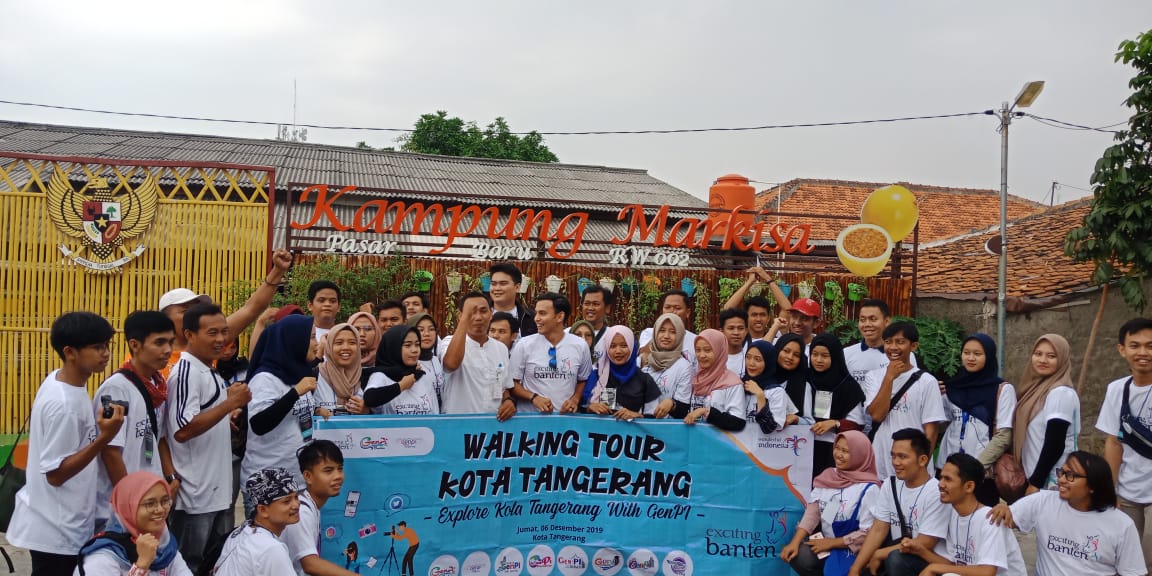 Diajak Walking Tour Kota Tangerang oleh Genpi Se-Banten, Pemain Film Naga Bonar Ini Mengaku Excited