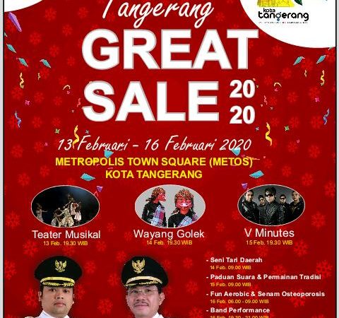 Pemkot Tangerang Siapkan Great Sale