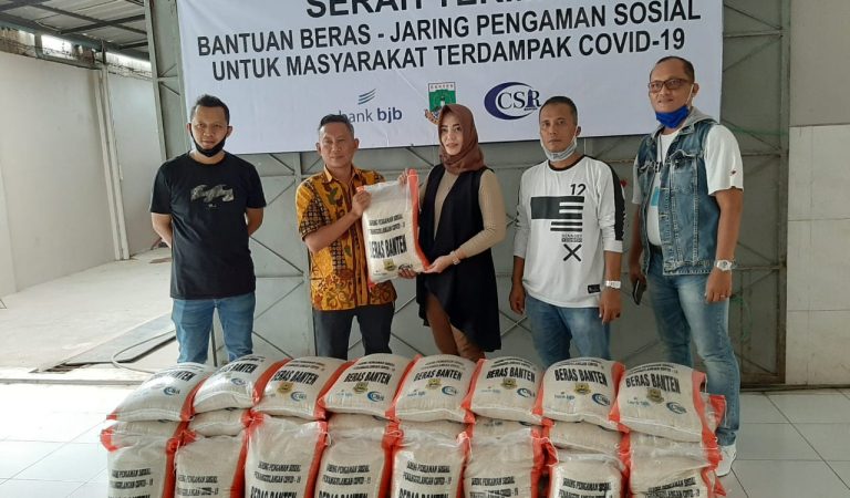 Forum CSR Banten Distribusikan Ratusan Ton Beras Untuk Warga Terdampak Virus