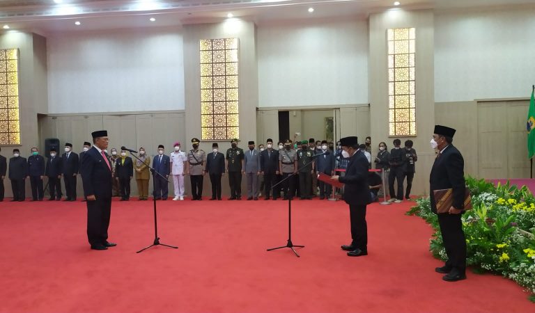 Sah! M. Tranggono Dilantik Jadi Pj Sekda Banten