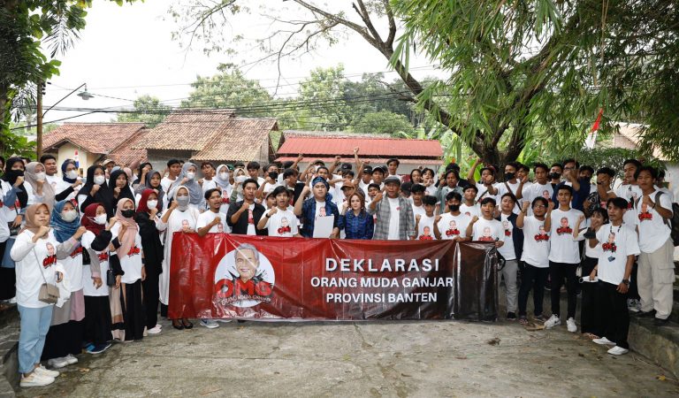 OMG! Anak Muda Banten Deklarasikan Ganjar Pranowo Presiden 2024