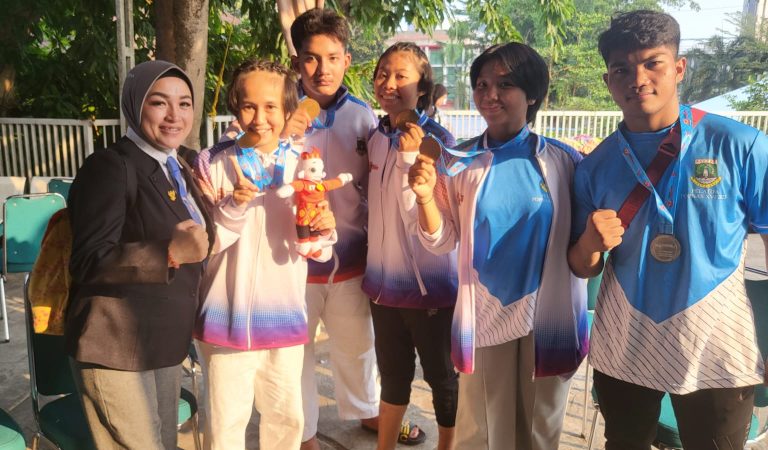 Atlet Provinsi Banten Raih Lima Medali POPNAS XVI Sumsel 2023 Kontingen Cabor Judo