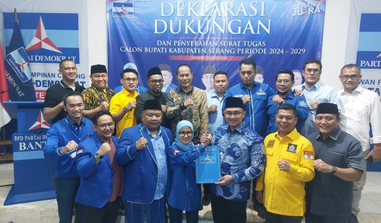 Demokrat Berikan Dukungan untuk Andika di Pilkada Kabupaten Serang