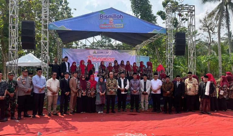 Peletakan Batu Pertama Gedung Ponpes Bismillah 2 Dimulai, Peningkatan Kualitas SDM Terus Digenjot