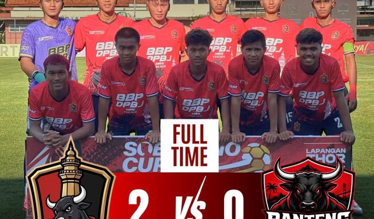 Bungkam Banteng Sulut 2-0, Banteng Banten Perkasa di Soekarno Cup 2026