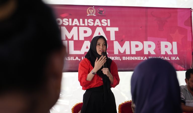 Perkokoh Persatuan Warga, Anggota Komisi I DPR RI Sarifah Ainun Jariyah Gelar Sosialisasi Empat Pilar MPR RI