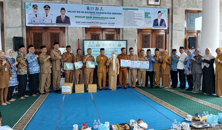 Pada Milad ke-26, Baznas Kabupaten Serang Salurkan Berbagai Jenis Bantuan kepada Mustahik