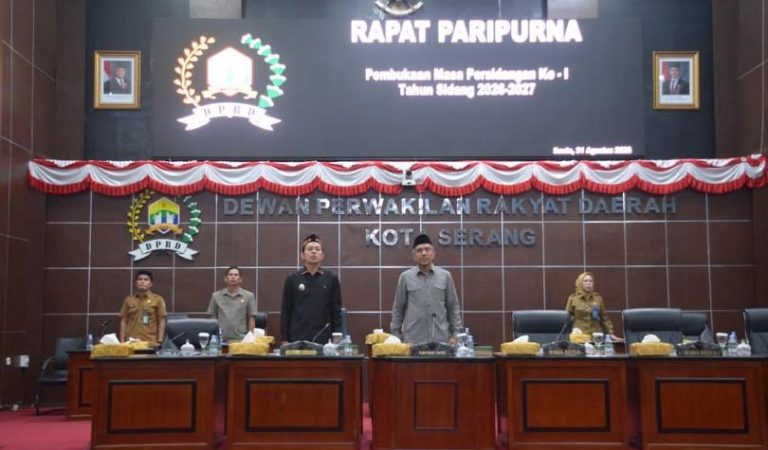DPRD Kota Serang Gelar Paripurna Pembukaan Masa Persidangan I Tahun 2026–2027, Sampaikan Hasil Reses dari Masing-Masing Dapil