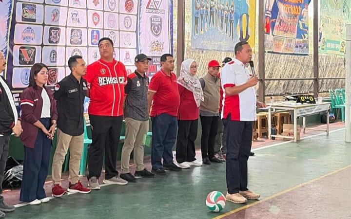Peringati Harlah Ke-2 Bapeksi, DPC Bapeksi Kota Bekasi Gelar Turnamen Bolavoli Open Ku-2010 Se-Jawa Barat