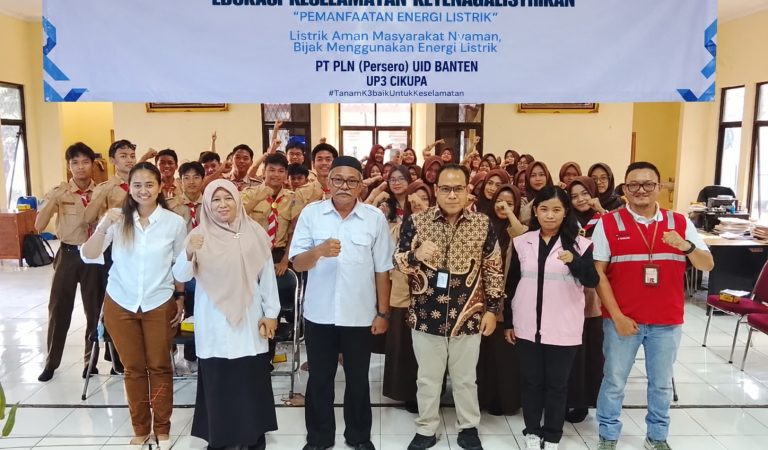 PLN UP3 Cikupa Ajak Pelajar SMAN 6 Kabupaten Tangerang Cerdas dan Aman Gunakan Listrik