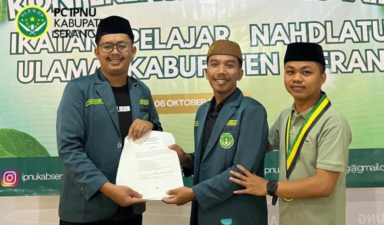 Hasil Konfercab XII, Adam Damiri Nahkodai IPNU Kabupaten Serang Periode 2026–2028